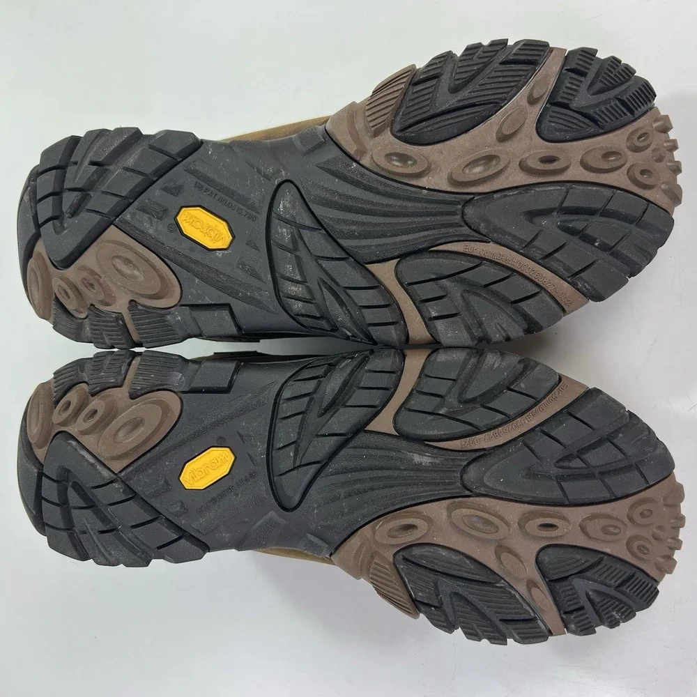 Merrell Size 12 Wide Men's Moab Adventure Lace Waterproof Hiking Shoes Trekking